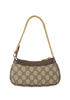 Mini Ophidia, &pound;450, Handbags, Brown, Canvas, Back view